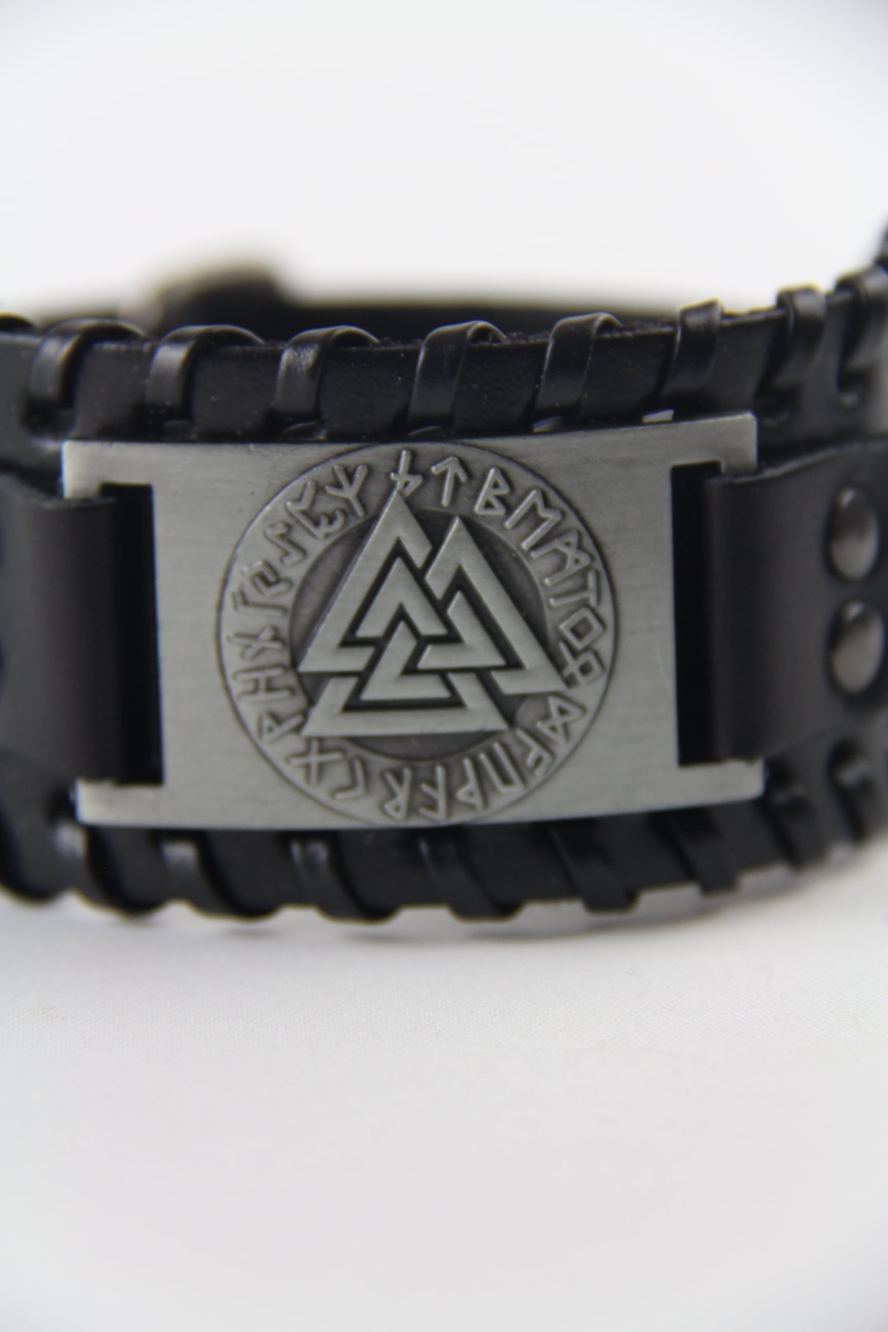 Valknut Bracelet Worn
