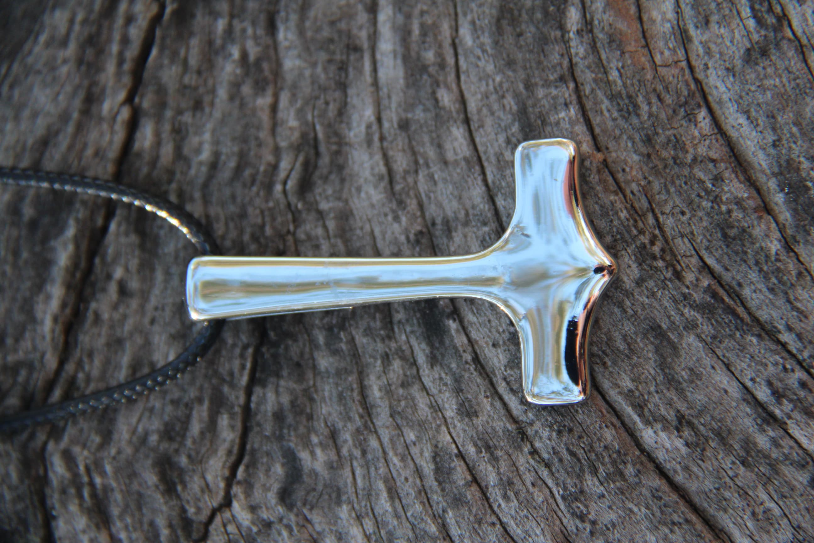 Thor's Hammer Necklace - Detail View