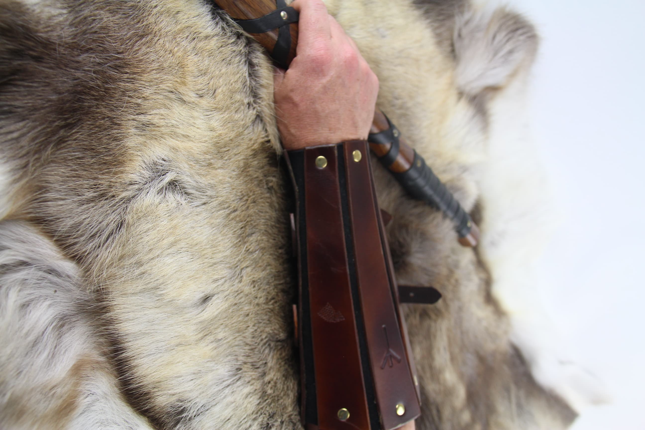 Lamellar Vambraces - Side View